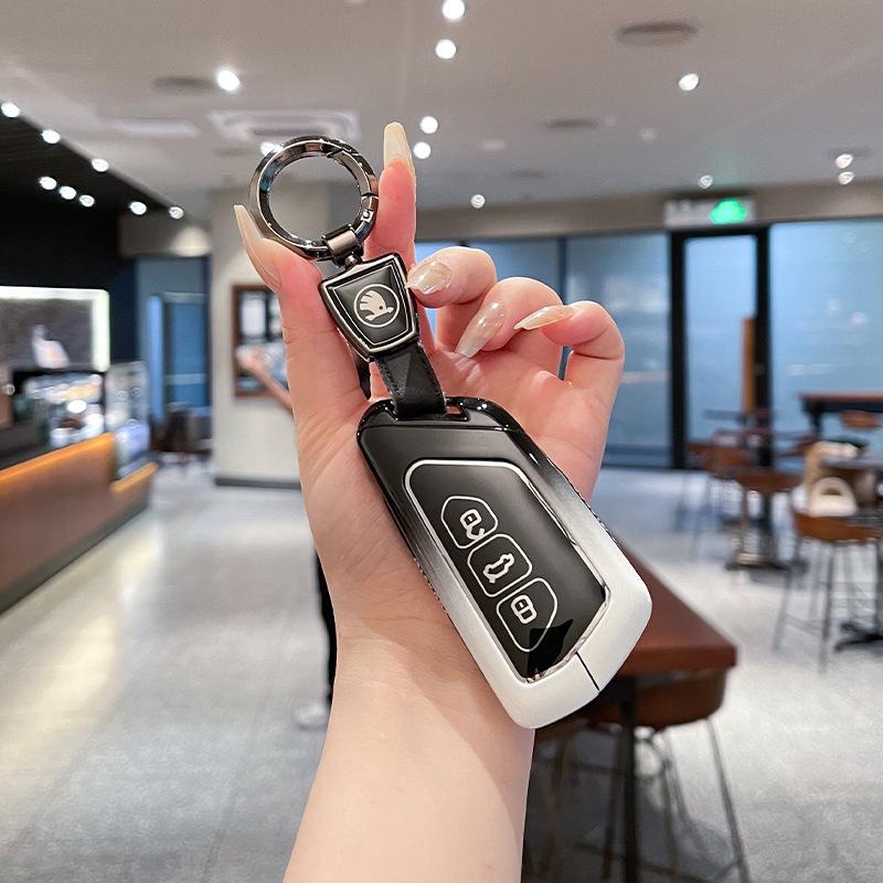 2023 Skoda Octavia PRO Schlüsselhülle Fernbedienung Schutz Metallgehäuse