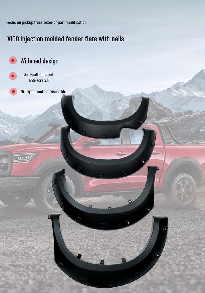 Rivet Fender Flares for Toyota Hilux VIGO