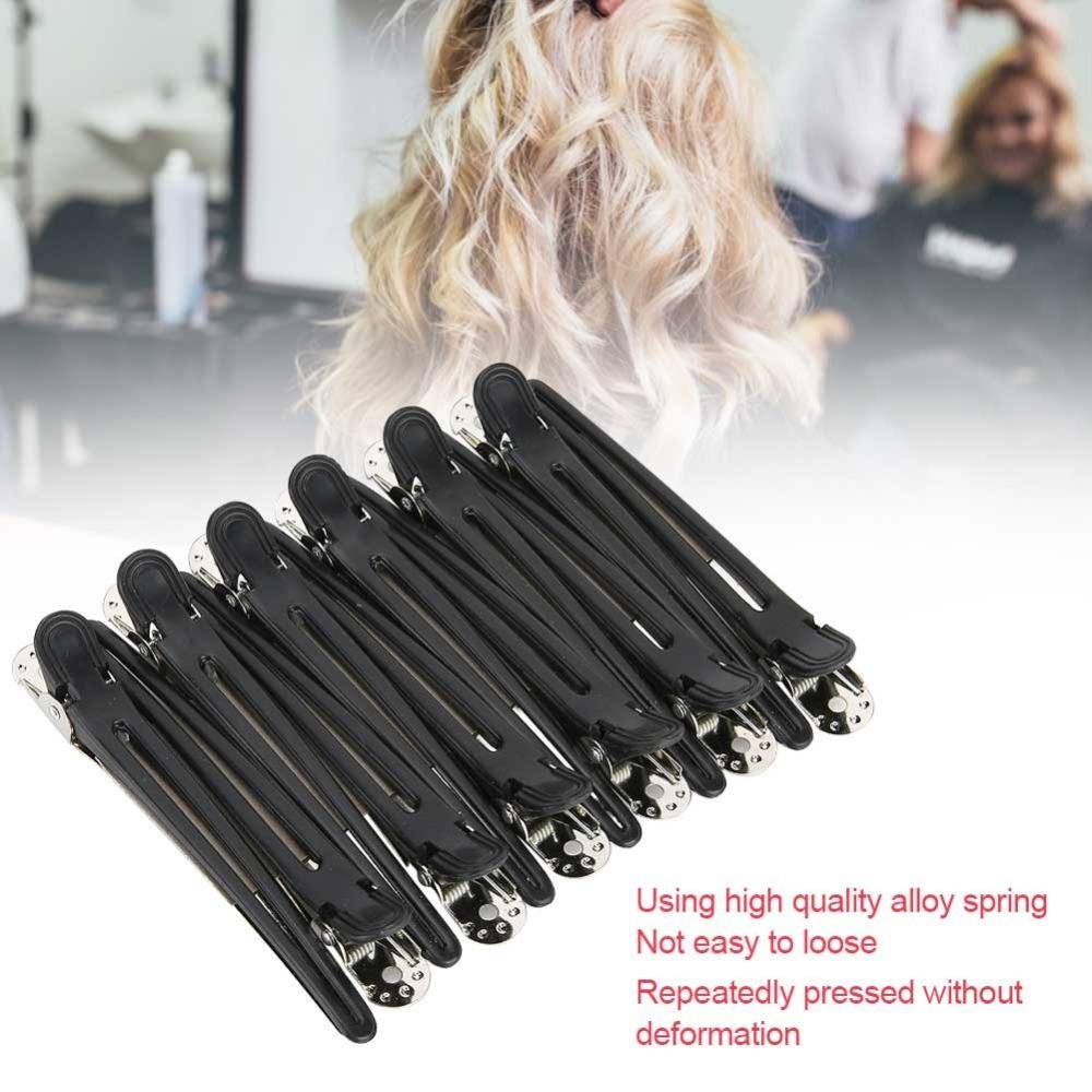 24pcs Black Positioning Hairpin Non-Slip Partition Hair Clips Hairdressing Clips Hair Salon