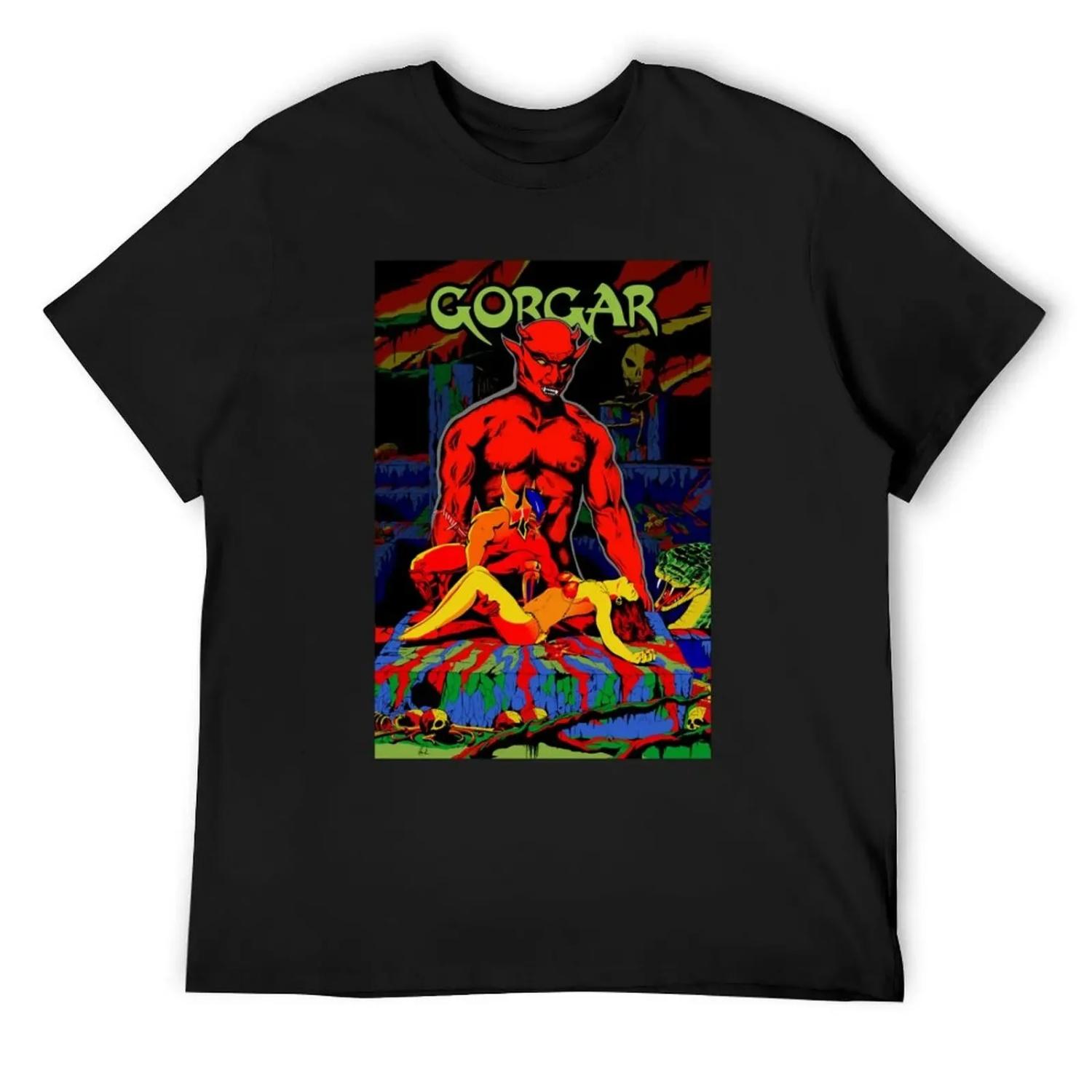 Gorgar Pinball T-Shirt Personalized t-shirt cheap stuff funny meme t-shirts mens t shirt S