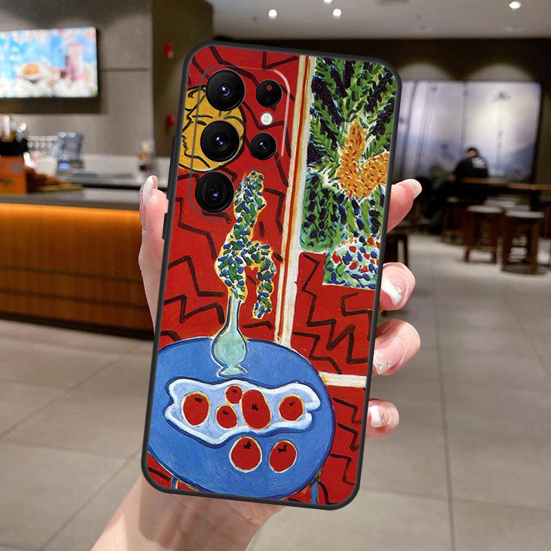 Henri Matisse Art Painting Phone Case For Samsung Galaxy S25 Ultra S24 S23 S22 S21 FE S9 S10 S20 Plus S24 FE Soft Cover