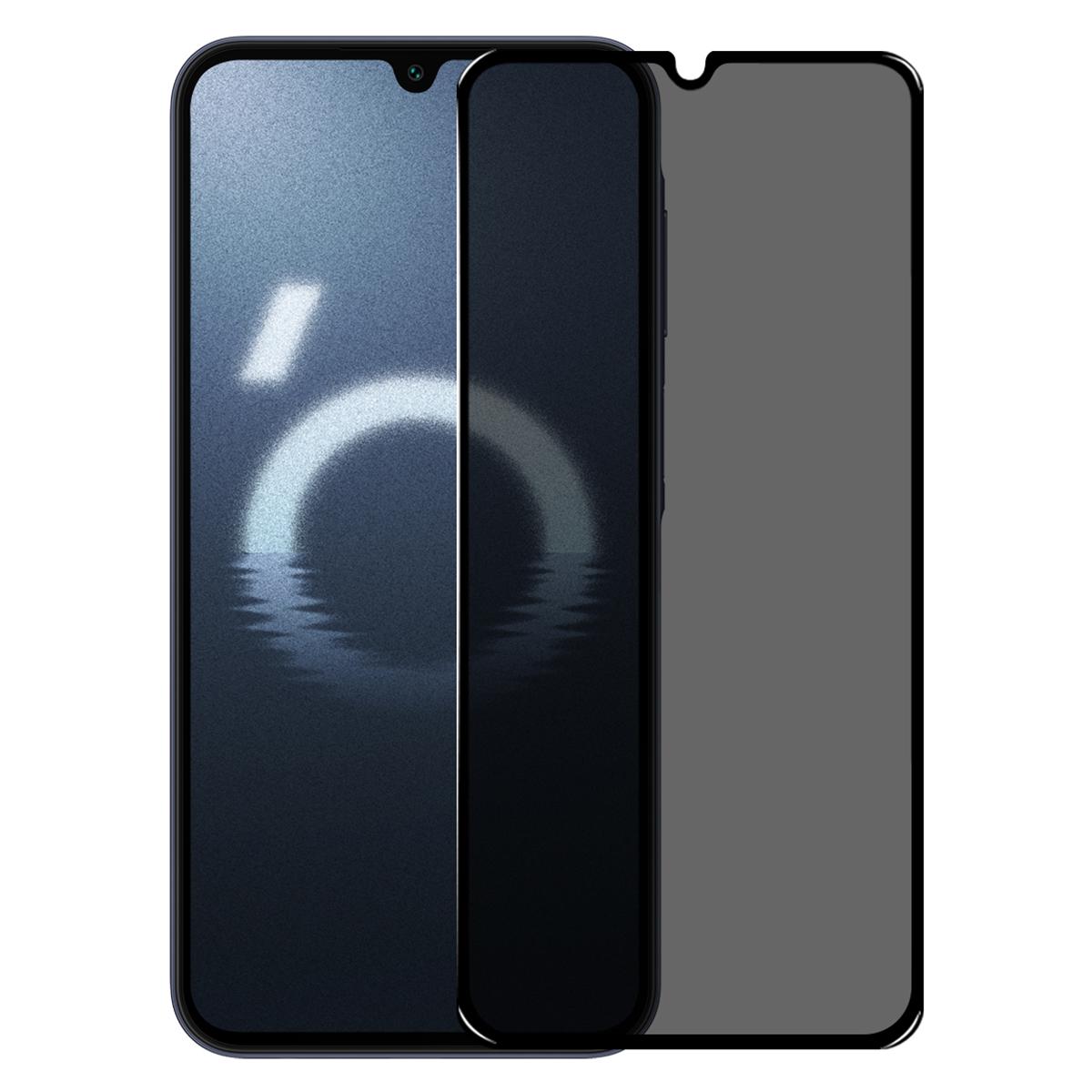 

NORTHJO A++ Для Samsung Galaxy A16 5G/A16 4G Захисна плівка для екрану з ефектом конфіденційності Шовкографічний друк Повний клей Захисна плівка із загартованого скла проти шпигунства Type A