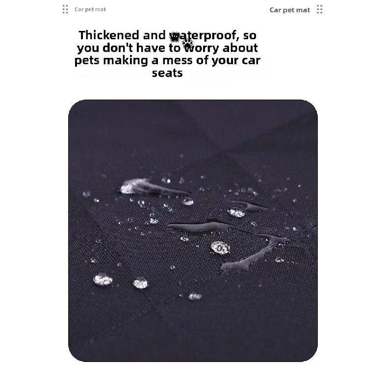 Universal Waterproof Pet Car Rear Seat Cover Foldable Anti-Dirt Dog Cat Travel Mat for All Seasons
