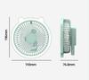 Mini Fan with Led Night Light Usb Rechargeable Fill Light Desk Fan Portable Table Lamp Variable Fan for Home Office Gift