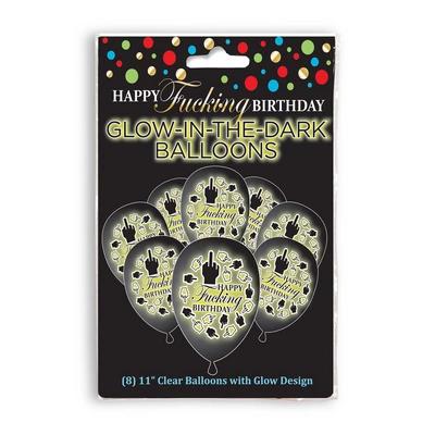 Little Genie - Happy F'ing Birthday - Glowing Balloons