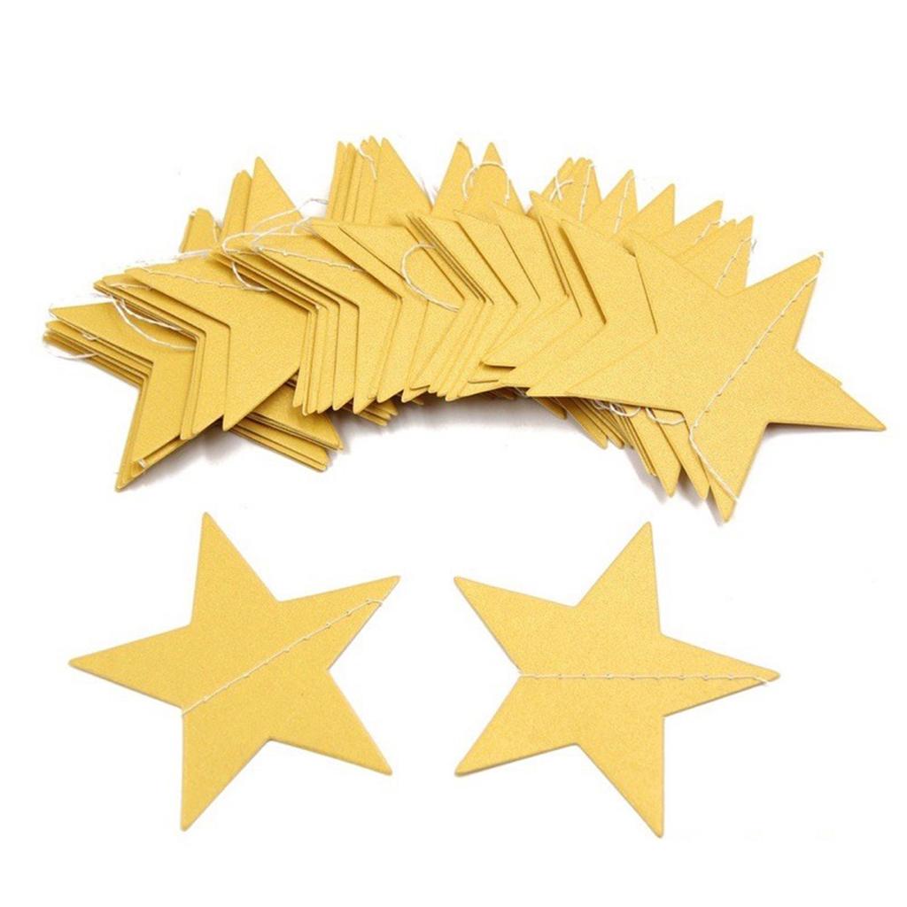 Wallpaper Star Wreath 4M Long Birthday Wedding Party Banner Handmade Children'S Room Home Decoration