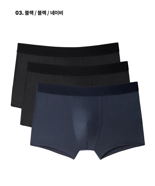 [Musinsa Standard] Men's Boxer Briefs 3-Pack [Shipped from Korea] 100% Authentic
