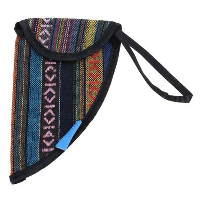 National Style Ocarina Bag Ocarina Protective Triangular Cloth Bag with Carry Handle Ocarina Case Holder for Ocarina Lover