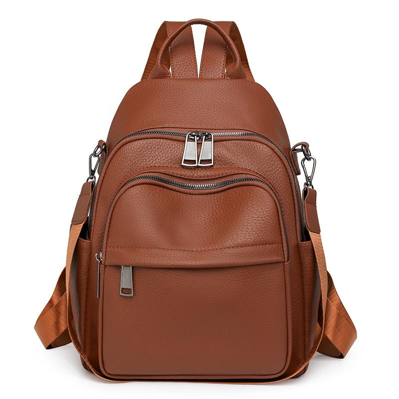 New Trend Backpack Simple Backpack Women's Fashion Versatile Leisure Travel Bag