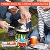 Portable Camping Gas Stove, Mini Foldable Windproof Burner, Outdoor Cooking Utensil for Hiking, BBQ, Picnic, Travel