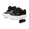Puma Pantofi de dama din piele intoarsa Mayu Heart Patent Black White 385967-02