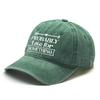 “Probably Late for Something" Unisex Snapback Baseball Hat Woman's Cap Non-Stretch Fabric Adjustable Baseball Cap