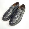 Vintage 60s-70s Unknown Brand Long Wingtip Kenmoor Black 11 28.5-29.0(USED)