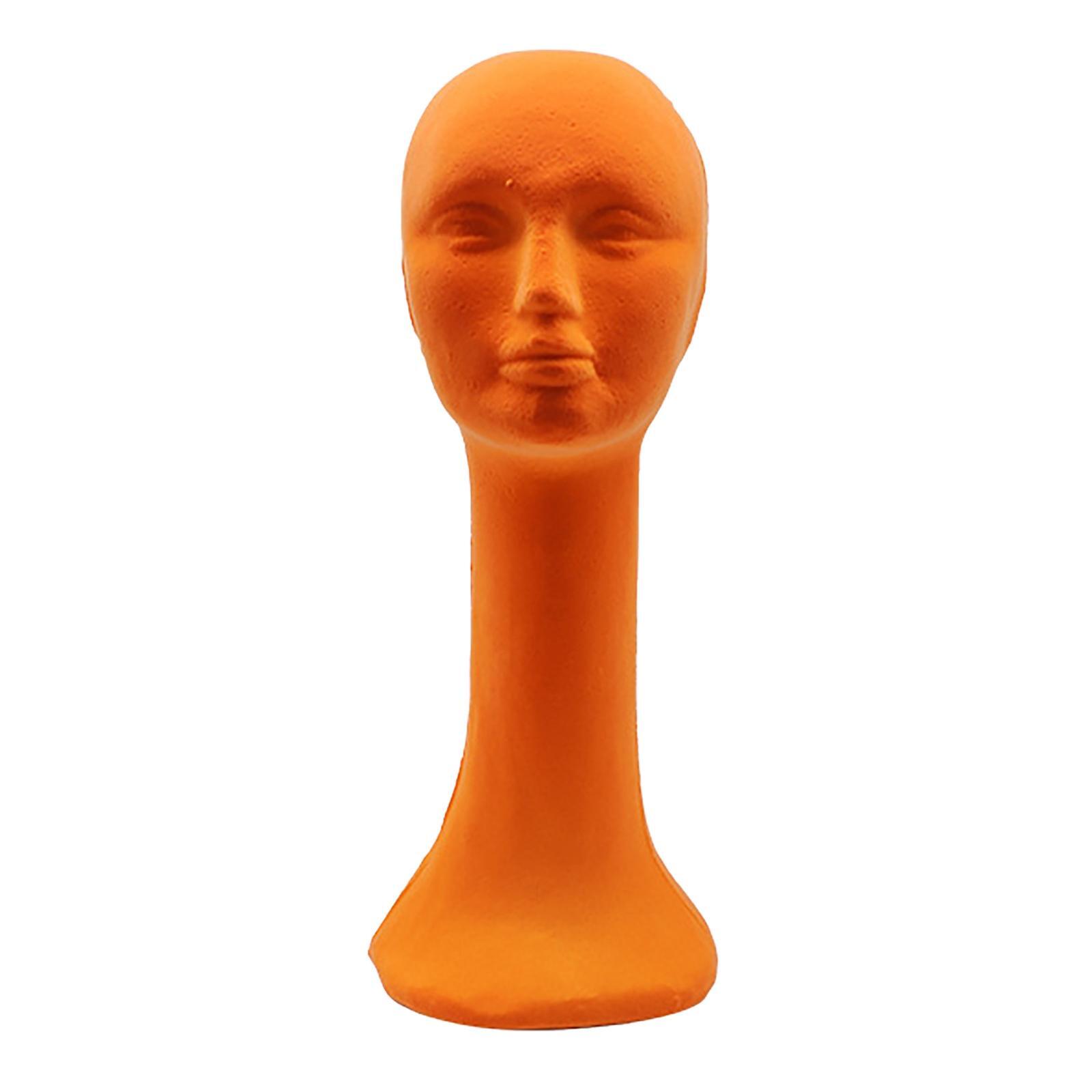 

Длинная шея из пенопласта Женская человеческая голова Манекен-стойка для выставки товаров