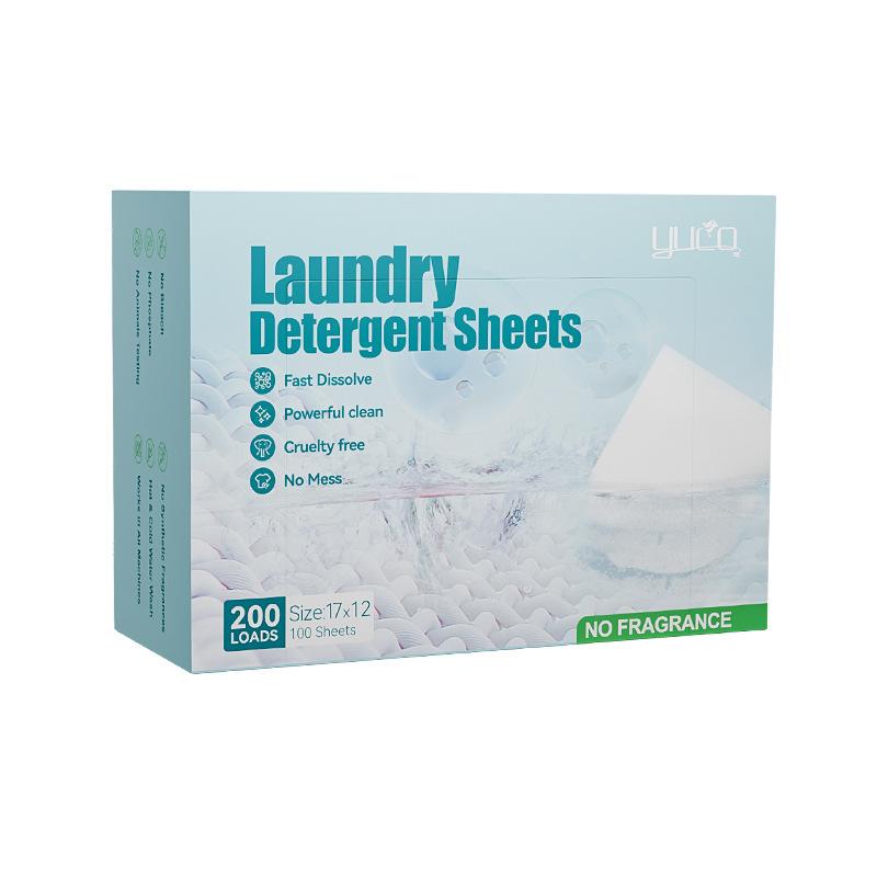 Wäsche-Blasenpapier gestrichelte Linie, Wasser-Waschtabletten, Tiefenreinigung, hochkonzentrierte Waschtabletten, verschiedene Farben und Düfte