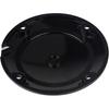 4 Hole Replacement Clutch Derby Cover Fit For 1994-2003 Harley Sportster XLH1200/883 Custom XL883C, Smooth Black
