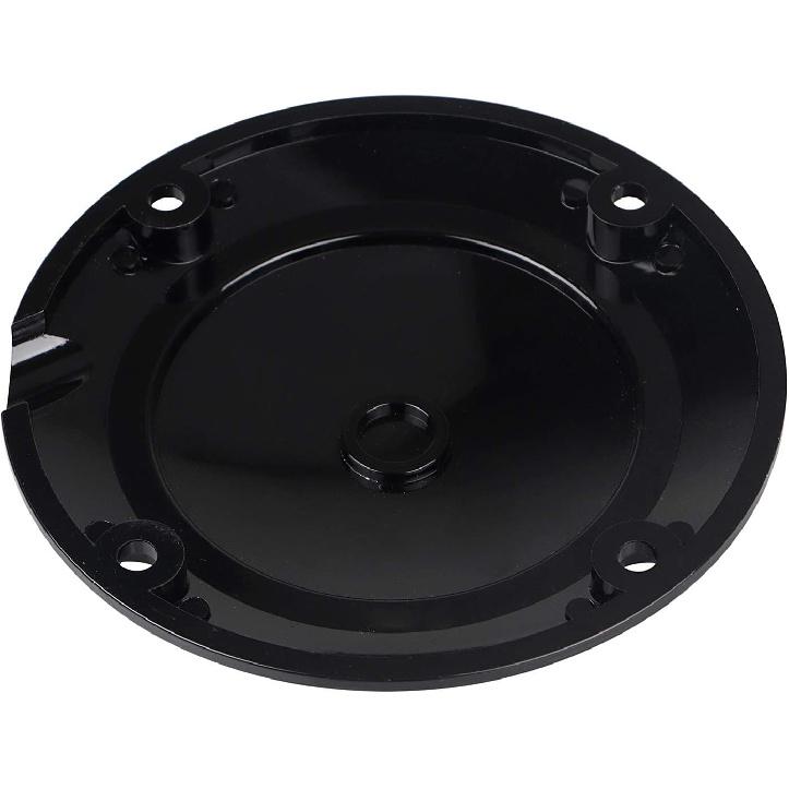 4 Hole Replacement Clutch Derby Cover Fit For 1994-2003 Harley Sportster XLH1200/883 Custom XL883C, Smooth Black
