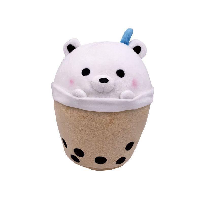 Soft And Adorable Boba Bear Plush Toy For Kids Stuffed Pillow Included