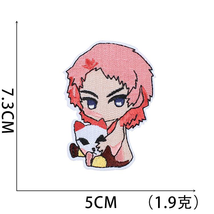 Computer Embroidery Label Cartoon Embroidery Cloth Sticker Animation Character Diy Decorative Patch Sticker Ironing Embroidery Chapter Boy