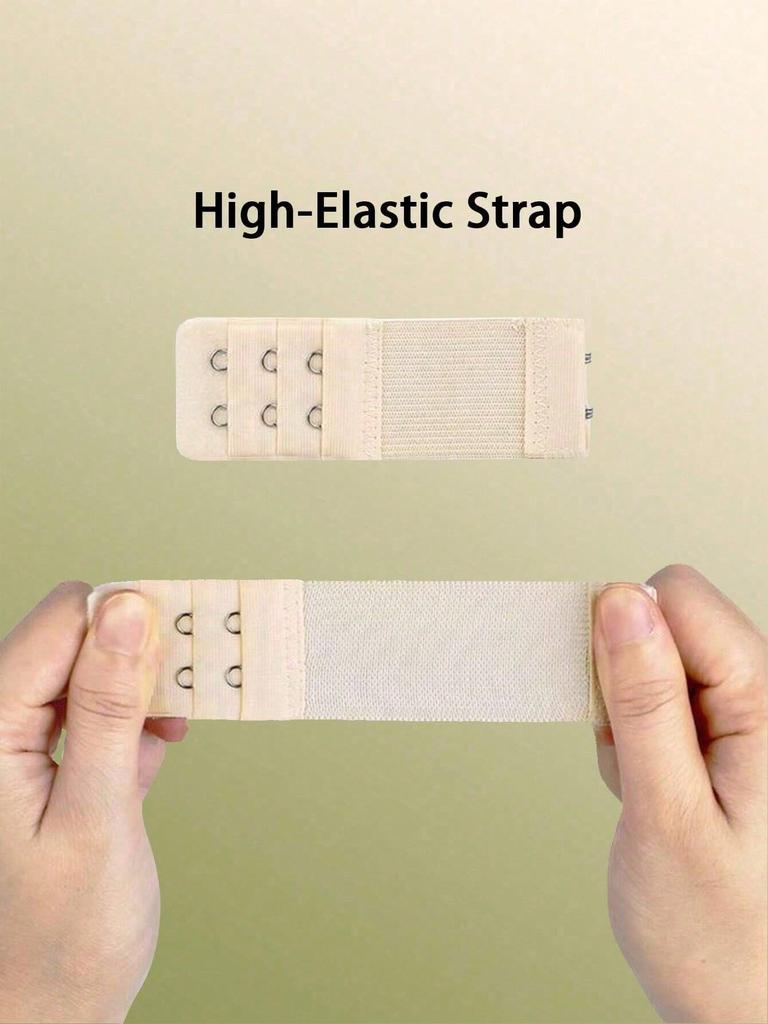 3pcs/Set Bra Extender Hooks (Elongated), Underwear Accessories,Elastic, Adjustable, Underwear Extension Buckle, Bra Extension Buckle