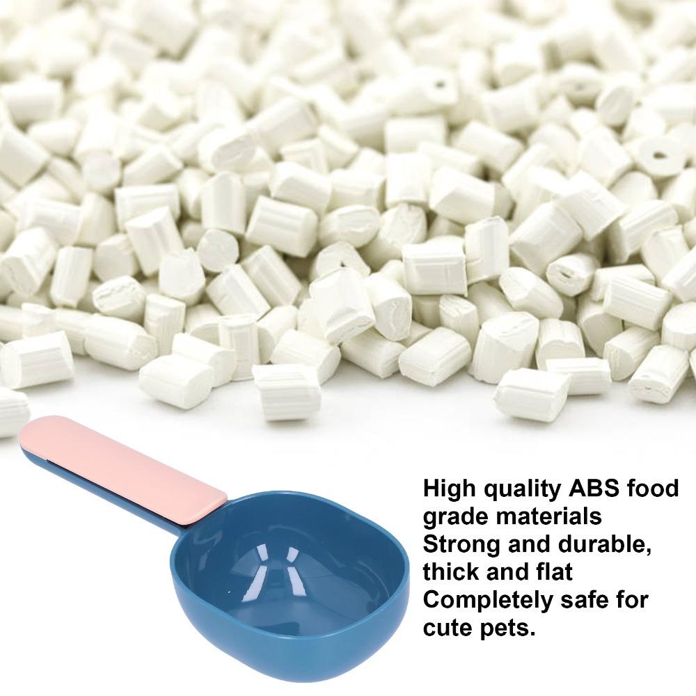 Ergonomic Handle Pet Feeding Scoop Arc Design Cat Food Shovel Compact Pet Food Spoon  for Pets