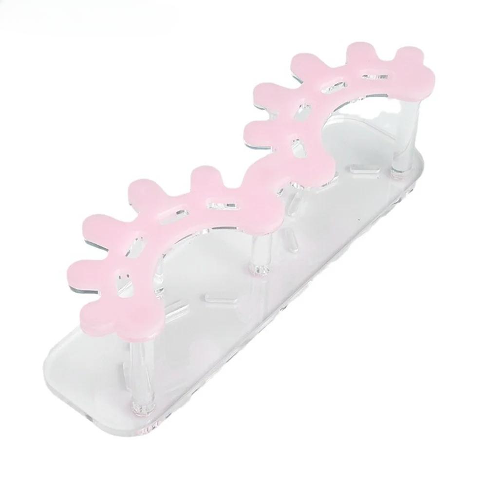 Pink Hold Tweezers Lash Tools Eyelash Holder For Eyelash Extension Lash Tile Eyelash Shape Tweezers Holder