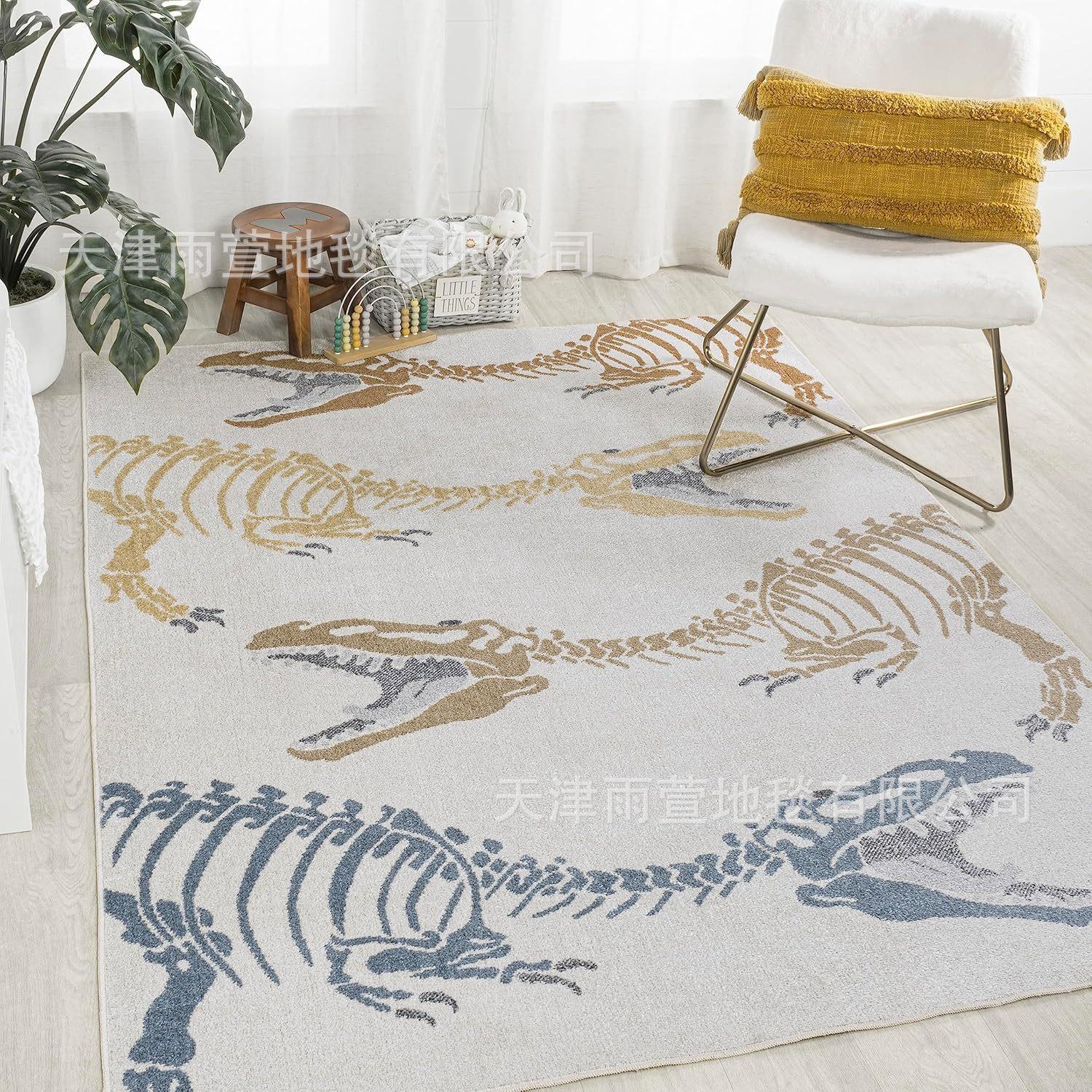 

Retro Style Carpet Living Room Bedroom Tea Table Carpet Anti Slip Water Absorbing Carpet 80 * 120Cm