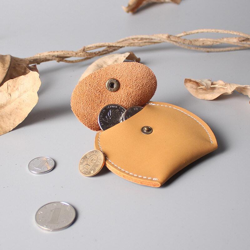 Ретро креативные мужские и женские футляры для мелочи ручной работы из натуральной — фото 4