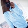 Cozy Women Sweat Sweatshirt Baggy Jumper Plain Pullover Tops Sweater Ladies Oversized