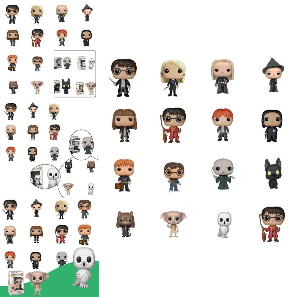 Potter 10cm Charakter Figur Puppe Funko Pop Serie Modell Spielzeug Verschiedene Modell
