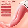 Clitoral Stimulator Tongue Vibrator Red Oral Sex Clitoris Vibrator, Tongue Toy for Women, Clitoral Licking Vibrator with 10 Modes Adult Toys