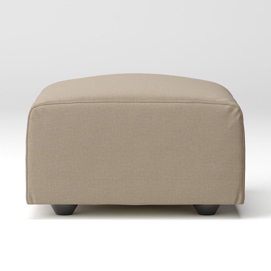 MUJI Cotton-Linen Basketweave Cover for Unit Sofa, Beige
