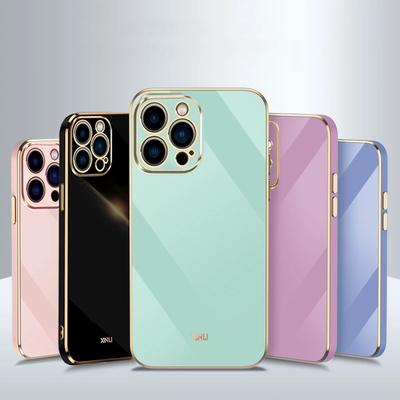 Prabangus kvadratinis silikonu padengtas telefono dėklas, skirtas iPhone 15 14 13 12 11 Pro Max XR X XS Max 7 8 15 Plus smūgiams atsparus vientisos spalvos minkštas dangtelis