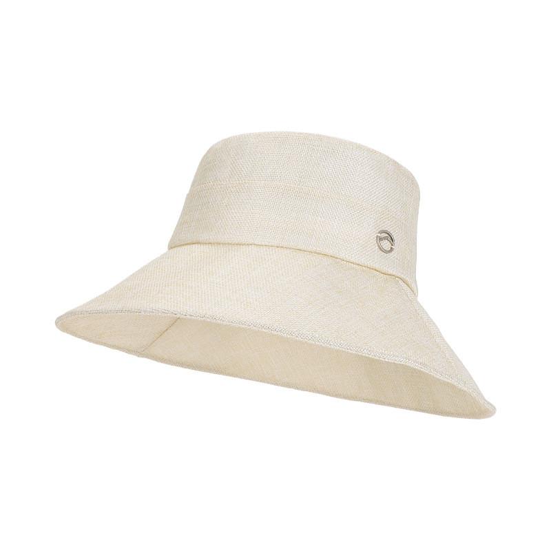 

Outdoor Sun Protection Hat With Large Brim Foldable For Summer Beach Travel бежевий