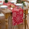1pc Christmas Snowflake Pattern Table Runner, Festive Holiday Dining Decor for Xmas & Warm Winter Gatherings