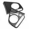 Carbon Fiber 2X Car Steering Wheel Decor Cover Trim For Honda CR-V CRV 2017-2022