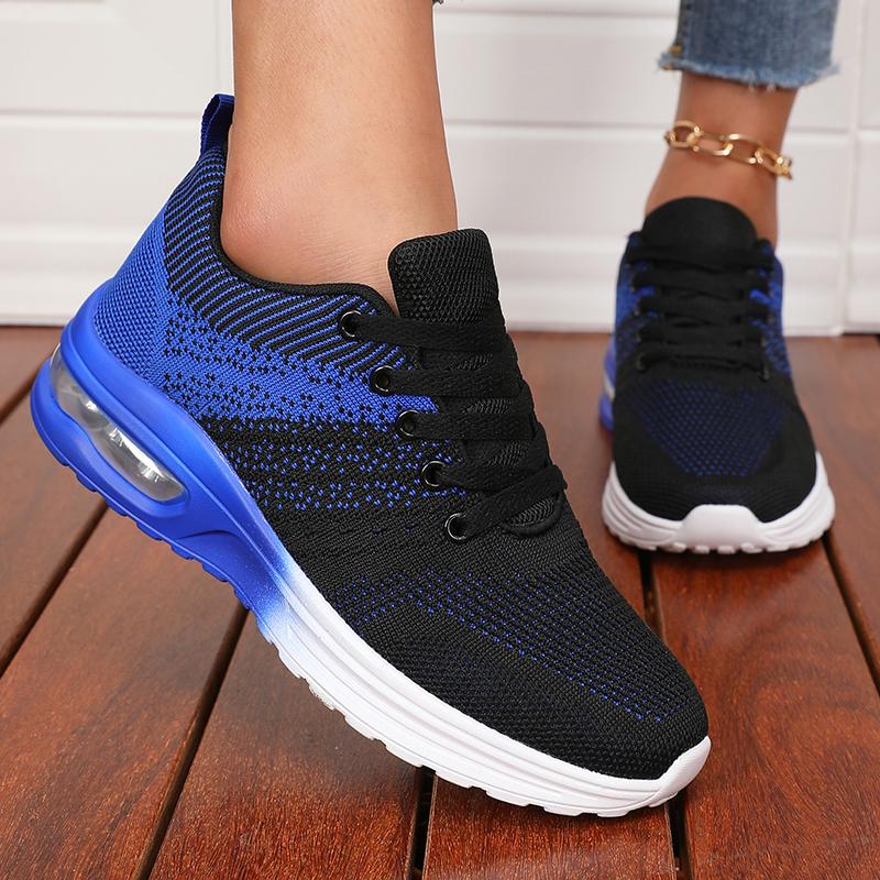 Women Running Shoes Womens Fashion Air Cushion Sneaker Mesh Breathable Tennis Sport Shoes