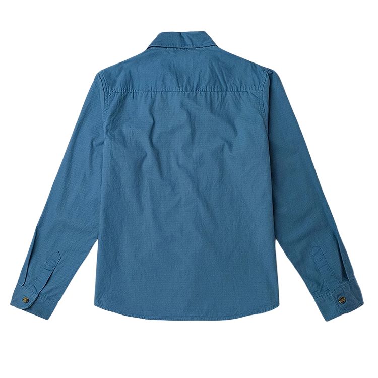 Timberland Urban Outdoor Series Commuter Pocket Solid Color Casual Single-Breasted Long Sleeve Shirt Men shirts Navy-Blue A62CD-DJ5