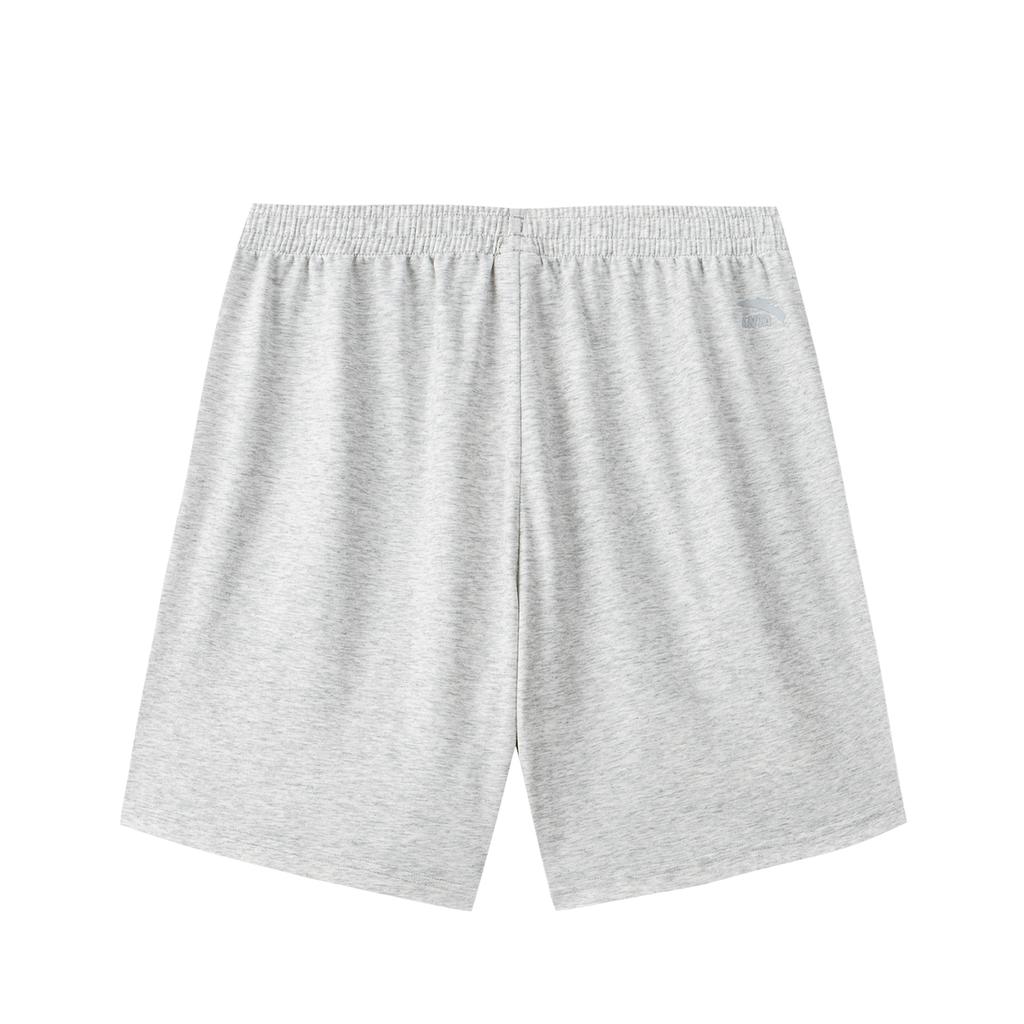 Anta Mens Knitted Five-Point Shorts Men Shorts Gray Gray-Floral 952628301-5