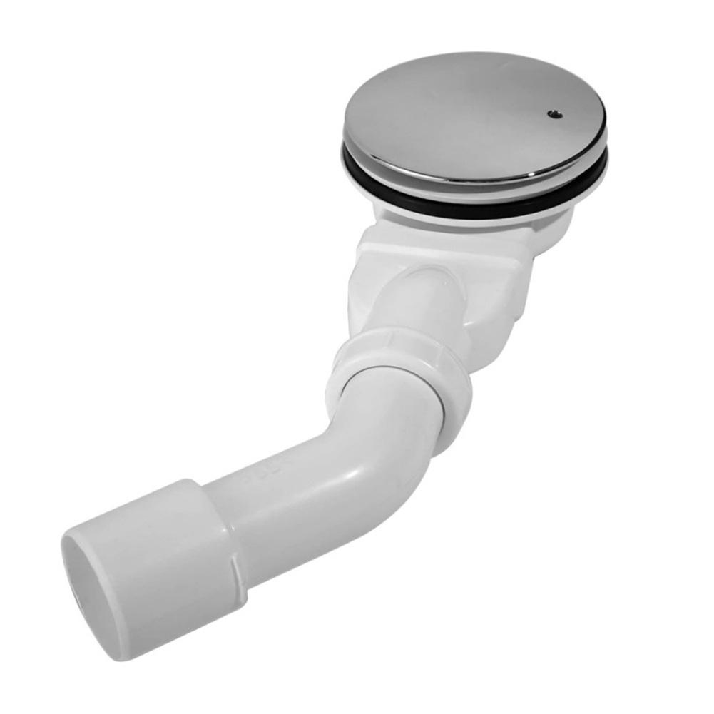 

ABS bathtub drain kit silver panel hair filter shower drain basin pipe control modern slim design make install simple China Mainland