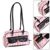 Sweet Bow Ribbon Shoulder Bag Korean Style Y2k Armpit Bag Trendy French Stick Underarm Bag  Handbag