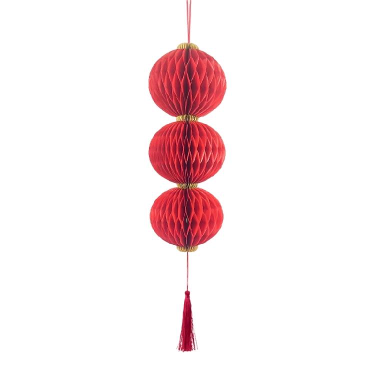 Traditional Lanterns Durable Decorations Hanging Sphere Paper Lanterns Perfect For  New Year And Holiday
