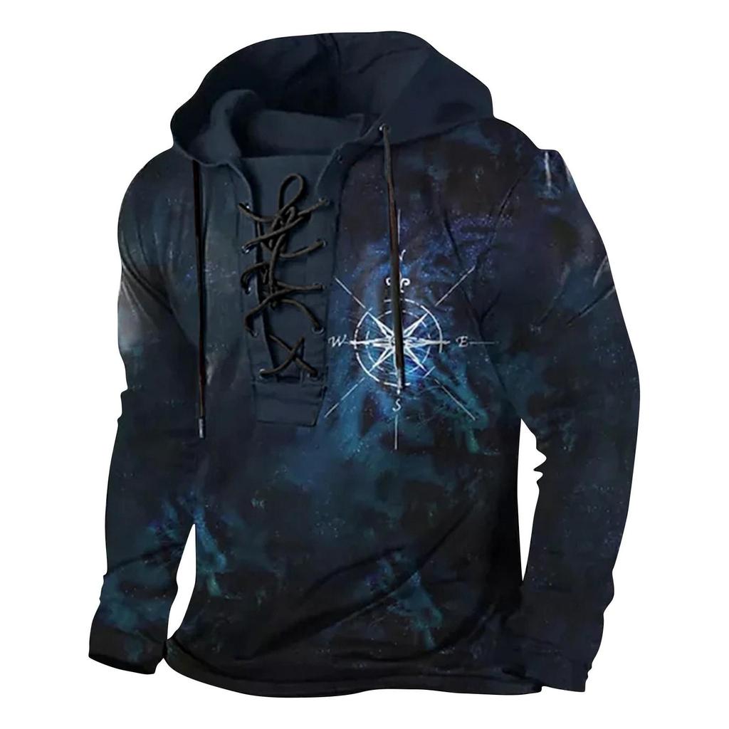 Ropa de fitness Suéter periférico para hombre Camiseta de manga larga con capucha