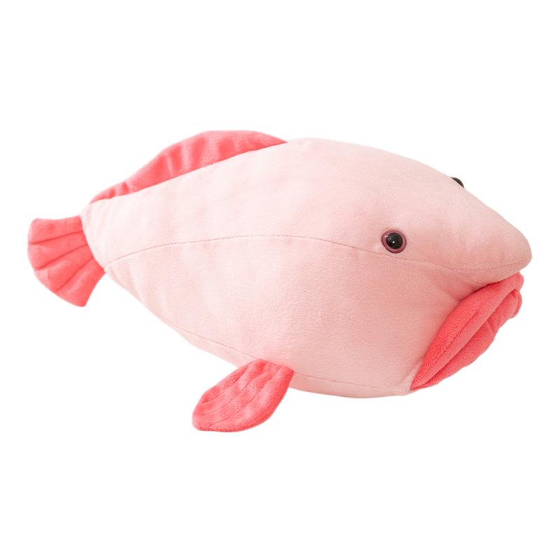 Cross-Border Water Drop Fish Plush Doll - Cute Comfort Pillow for Kids