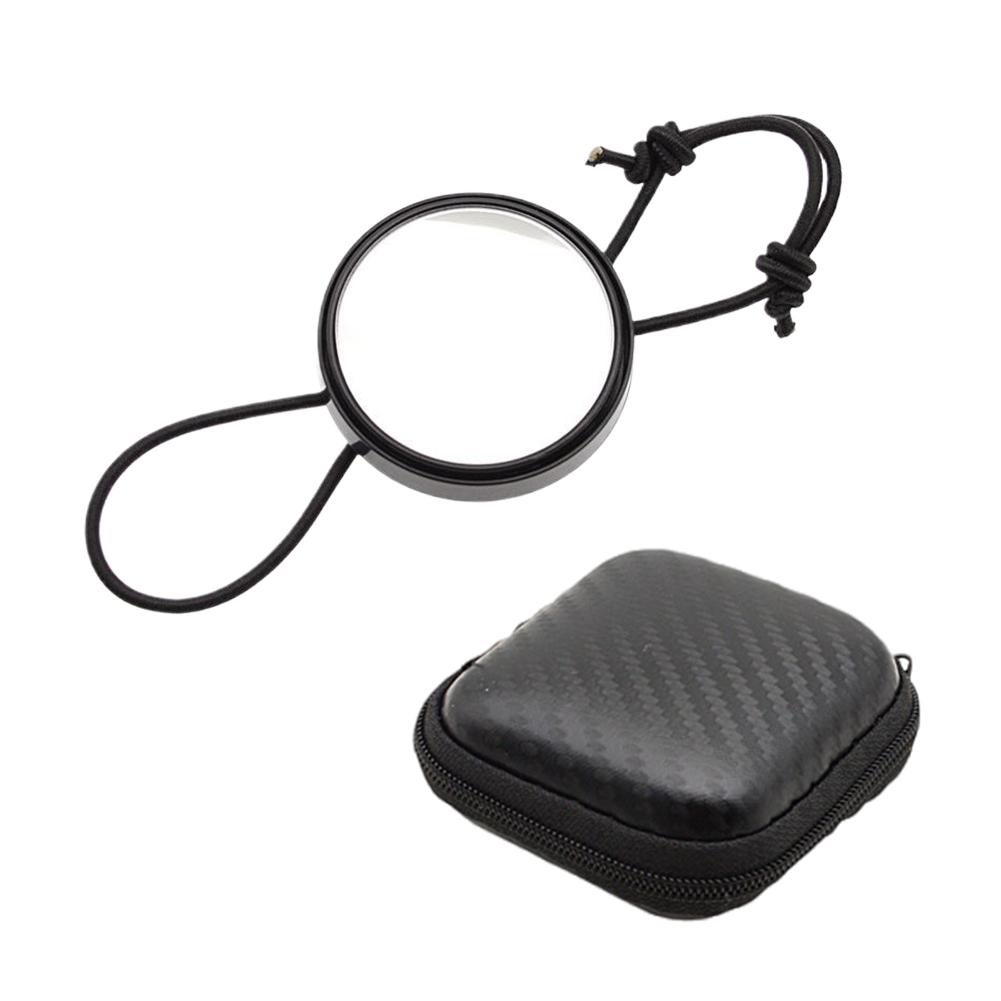 

1/2Pcs Marine Rearview Mirror with Lanyard Scuba Diving Mirror Dive Observe Mirror Round Rearview Mirror for Scuba Snorkeling