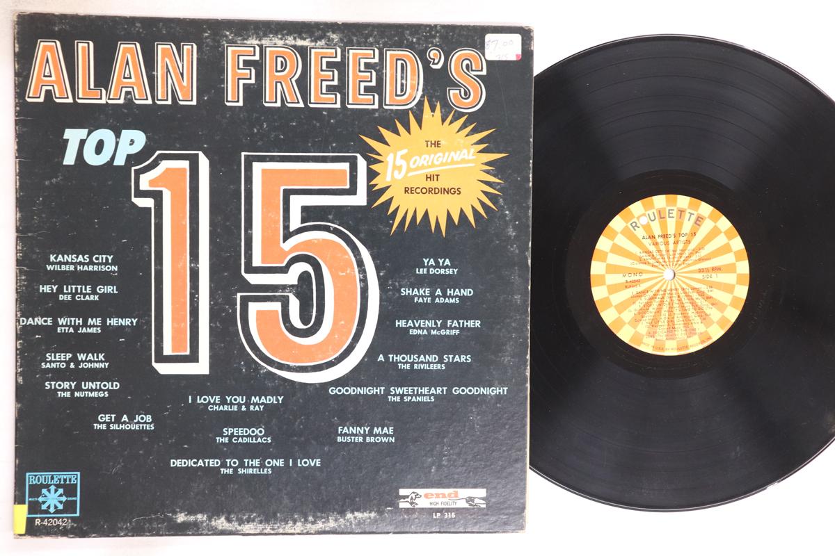 

LP Record VARIOUS - Alan Freed s Top 15 R42042 ROULETTE 1962 US Rock Used