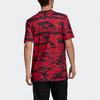 Adidas Manchester United Football Training Sports Jersey Short Sleeve T-Shirt 20-21 Season Men Tops Red FR6033