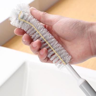 Cup Brush Cleaning Long Handle Wooden Handle Nylon Bristles Small Brush Cup Cleaning Bottle Brush