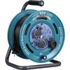 HATAYA GE-30 Rainbow Cord Reel, Outdoor Use (Rainproof), 100V, 30m Cord, 2.0mm Diameter, Standard Type, One-Piece Molded Design, 3 Outlets, with