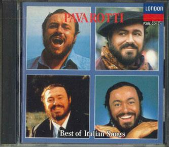 

CD PAVAROTTI - Best Of Italian Songs F25L20474 LONDON Japan Classical Used